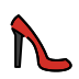 high-heeled shoe